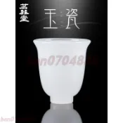 🔥台熱銷🔥玉瓷 茶杯 聞香杯 品香杯 主人杯 功夫茶具 文化 仿玉石 琉璃茶杯 女品茗杯 手作工藝
