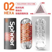 #送潤滑液# 日本TENGA SPINNER 02 HEXA 六角槍 可重複使用自慰飛機杯自慰杯 自慰杯飛機杯成人專區男