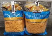 美兒小舖COSTCO好市多代購～KIRKLAND 原味切達乾酪絲/乳酪絲(1.13kgx2包)