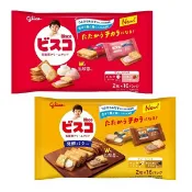 【江戶物語】Glico 固力果 乳酸菌綜合餅乾 必思可 奶油&草莓 雙味餅乾 奶油餅乾 乳酸菌餅乾 夾心餅乾