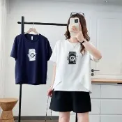 【ASister 小姊姊】AS2601#女裝｜上衣☆中大尺碼Plus+復古相機設計T恤(2色 XL-4XL_6047)