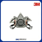 (店+)【3M】3M 6200 防毒面具(半面體、雙罐式)(防毒面罩套組含濾毒罐、濾棉、濾蓋)【傑群工業補給站】