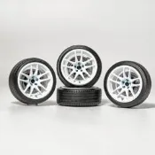 【愛拼好貨】1/18 WORK CR 輪轂模型 車模改裝輪轂 已上色 靜態不能轉動 碩果