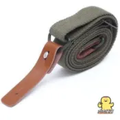 【熱銷】滿199出貨 老式帆布槍繩戰術揹帶 CS水彈步槍牛皮扣槍揹帶AK 56 81