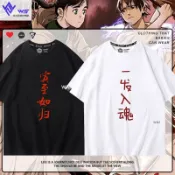 W&S 【熱賣】🔥一人之下張楚嵐T卹男夏短袖聯名印花動漫衣服潮牌馮寶寶百搭