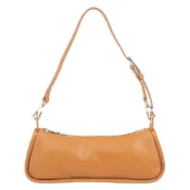 【BreezeOnline 微風精品線上】LONGCHAMP Looong M 牛皮法棍肩背包(焦糖色)