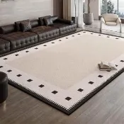 新川 輕奢客廳地毯200×340cm（腳感軟糯地墊 客廳沙發茶几毯 臥室地墊）