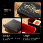 日式 鰻魚飯盒 壽司盒 圓形帶蓋便當盒 餐盒 商用 點心盒 壽司料理蓋飯盒