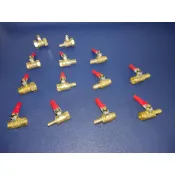 [台灣現貨] 1/4,5/16,3/8,球閥,開關,拷克,考克,球閥,銅製,插心,低壓,輕型