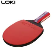 HY SPORT 弘揚體育登山用品社 【H.Y SPORT】LOKI 雷神X-1 桌球拍 刀板 負手拍(奧運冠軍代言)贈3顆桌球 贈球拍套
