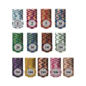 (店+)購物寓 皇冠遊戲籌碼-20入/組 撲克代幣 代幣 遊戲籌碼 玩具幣 遊戲代幣 麻將籌碼 籌碼幣 德州撲克籌碼