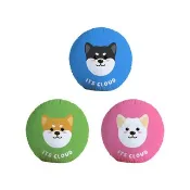 柴犬抱枕 赤柴/黑柴/白柴 圓形枕頭 可換底色