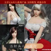 【型模客】1/6 美女頭雕  SUPER DUCK SDH017 A B C 三款 女兵人 頭雕