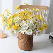洛陽牡丹 （輕小）仿真荷蘭菊小雛菊花波斯菊拍照攝影裝飾道具