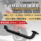 【MD】對應原廠白鐵前段 加粗前段 排氣管 勁戰六代 勁戰七代 七期NMAX 水冷BWS AUGUR FORCE 2.0