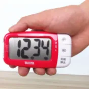 摩可美家 計時器 大顯示 日本百利達TD-394電子計時器 定時器叫醒器倒計時器煮菜器 【年終特惠】
