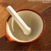 臺灣出貨🔥陶瓷研磨碗 肉泥研磨輔食碗 研磨缽配研磨棒 搗碎器 搗蒜器 磨蒜器 磨碎器 研磨棒 搗藥器 磨粉 磨藥碗