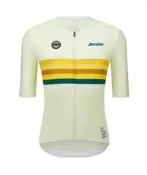 🔥全新公司貨🔥 Santini  2025 UCI世界冠軍【澳大利亞】短袖車衣 競賽貼身 男女共版 - 印花