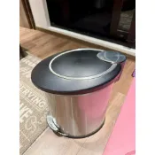 [ 二手 ] HOLA Home 橢圓緩降不鏽鋼垃圾桶_原價 799