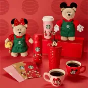 ［約三到四周到貨］中國大陸 星巴克 STARBUCKS 迪士尼 米奇 米妮 歡慶 陶瓷 桌面杯 吸管杯 馬克杯 保溫杯
