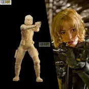 【特警判官】超能力女警 金髮 1/64:人偶微縮車模場景 35模型