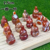 【晶星】 限量❗️天然條紋紅瑪瑙葫蘆 條紋 紅瑪瑙 紅玉髓 財運 葫蘆 避邪 開運 開運小物 天然 水晶 礦石 原礦