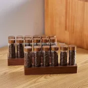 🔥臺中出貨🔥咖啡豆茶葉分裝試管 玻璃展示架 單管 收納儲存咖啡 工具密封罐 聞香瓶