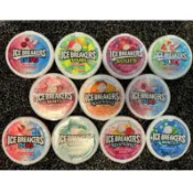 【拓代購】 美國 Ice breakers 無糖 薄荷糖 水果糖 多種口味 西瓜 草莓 蔓越莓 葡萄