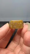 玉琢坊-珊瑚玉.菊花玉 平板大頭戒指