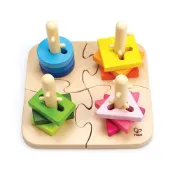 (店+)【Hape】智力幾何分類拼圖 (益智玩具/手眼協調/寶寶玩具；寶寶共和國)
