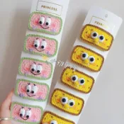 💗台灣出貨💗純手工製作海綿寶寶 派大星卡通髮夾 兒童超萌可愛寶寶夾髮飾《小雅手作》