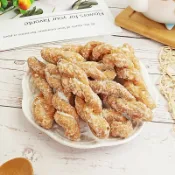 【食尚三味】北港麻花 600g 古早味手作糖粉麻花酥 手工麻花捲 麻花酥 (古早味)