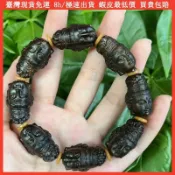 🔥尾單清倉🔥限時一折特賣🔥熱門 沉香木 越南 芽莊 沉香 手串 奇楠觀音 佛珠 手鍊 老料 手持雙面雕 新款 手珠