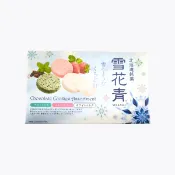 【札幌藥妝】青華堂 北海道銘菓 雪花青 綜合風味生巧克力餅乾 薄荷巧克力 草莓 白牛奶 12枚