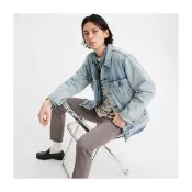 【LEVIS】男款 寬鬆版牛仔外套 / 精工輕藍染洗舊X微磨損破壞細節 熱賣單品 A5782-0002