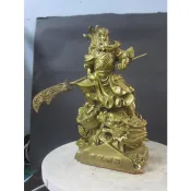 [玩古賞今]風水開運商品*銅雕*關公/關聖帝君(1629)招財開運擺件]祝大家發大財