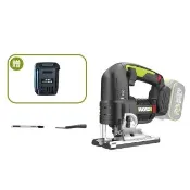 【WORX 威克士】20V  無刷鋰電曲線鋸 WU550.9+F47(可使用牧田電池 往復鋸 曲線鋸 無刷線鋸機)