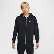 NIKE 外套 男 運動連帽外套 毛圈布 AS M NK CLUB FT FZ HOODIE 黑 FN3885-010