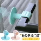 協貿國際日用品生活12館 按壓吸扣窗戶門吸臥室扣大吸盤彈力門吸關門大門把手防撞墊保護套