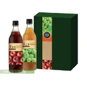 仁美良食 台糖 水果醋禮盒_蘋果醋x1+梅子醋x1