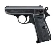 HappyGUN~ 現貨 WALTHER 德製 PPK 4.5mm全金屬刻字版滑套可覆進CO2手 槍 UM45CB01