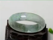 女人要有錢手鐲 緬甸玉 冰糯種飄紫飄翠 天然玉石翡翠A貨滿綠 水頭好玉鐲 送禮佳品 附精美禮盒#F974A/17.63圍