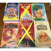 日版 錄影帶VHS 卡通 迪士尼Disney動畫 早期 維尼 皮克斯 電影