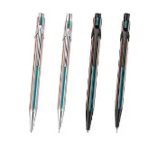 【CARAN d’ACHE】849 Paul Smith ED.5 條紋黑/銀 原子筆/自動鉛筆 客製化刻字 (原廠正貨)