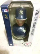 ⚾️⚾️⚾️【免運費】【全球限量發售】6吋 春訓服版 手工塗製 王建民不倒翁公仔