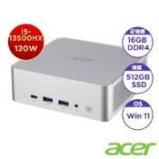 Acer 宏碁 Aspire Revo Box RB110-RPLHX 14核心迷你桌機(i5-13500HX/16GB/512GB/Win11)