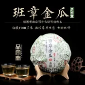 雲南老班章古樹金瓜貢茶一公斤 2016年普洱茶生茶 美人頭明前頭春