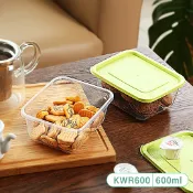 【特品屋】 滿千免運 台製 KWR600 kiwi長型600ml保鮮盒(5入) 置物盒 副食品盒 點心盒 餅乾盒