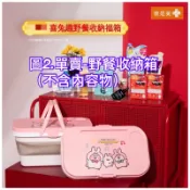 《我愛查理》💕附發票 🔥【現貨】 康是美 卡娜赫拉 喜兔趣野餐收納福箱 收納箱 折疊桌 野餐桌 折疊收納箱 福箱 福袋