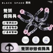 【隔日達】雙頭陽具 透明陽具 透明水晶雙頭龍 仿真陽具 拉拉 G點 後庭 假屌 逼真陰莖 老二棒 假肉棒 矽膠陽具